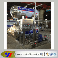 Reactor de vapor de agua caliente Retort Spray de vapor Autoclave Retort